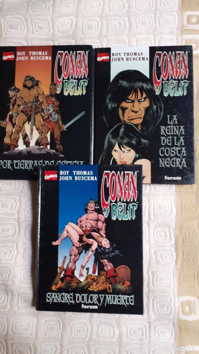 C&oacute;mics: Conan y B&eacute;lit. (3 tomos forum) - Foto 1