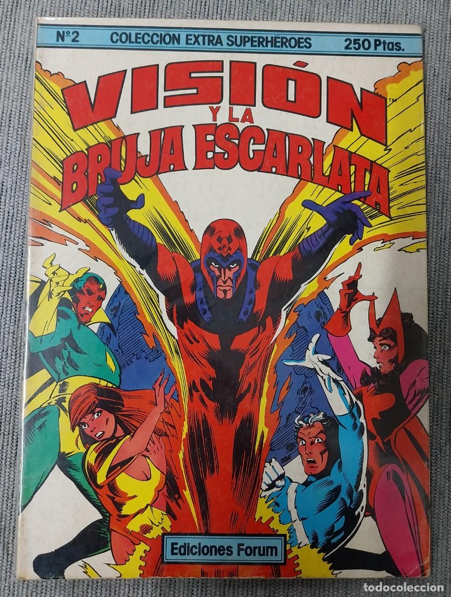 C&oacute;mics: Colecci&oacute;n Extra Superh&eacute;roes - Vision Y La Bruja Escarlata - Foto 1