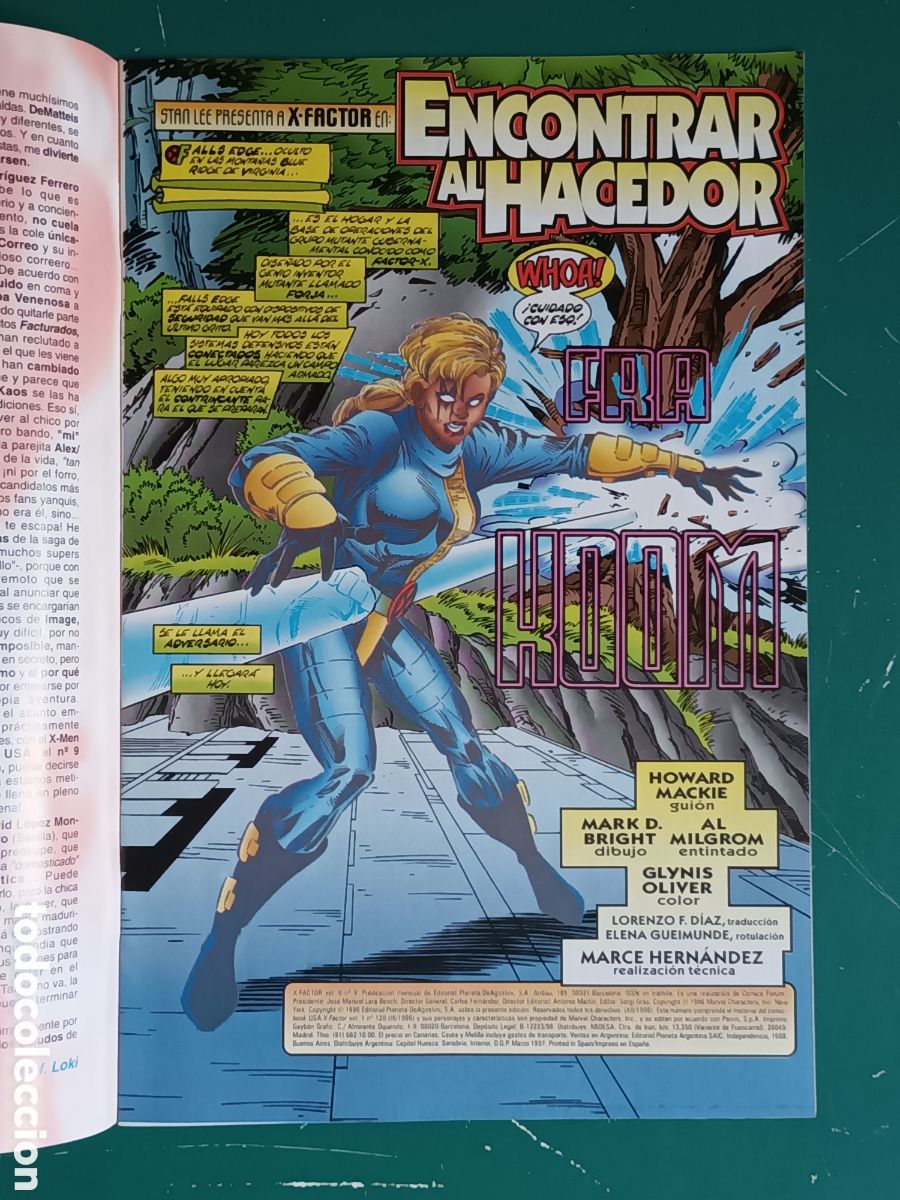 C&oacute;mics: X-Factor vol 2 N&deg; 9 FORUM - MARVEL 1996 - Foto 3