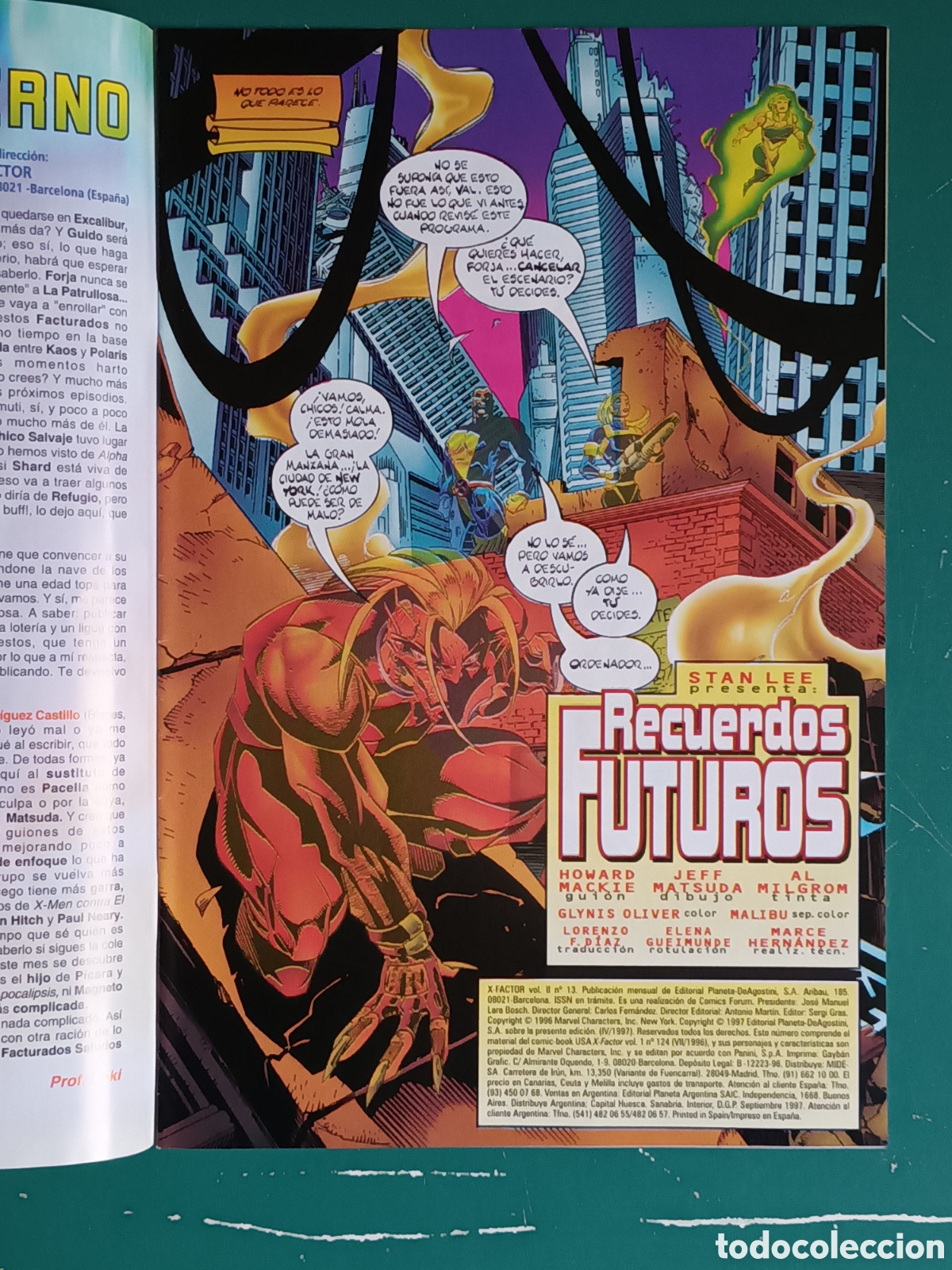 C&oacute;mics: X-Factor vol 2 N&ordm; 13 FORUM - MARVEL 1997 - Foto 2