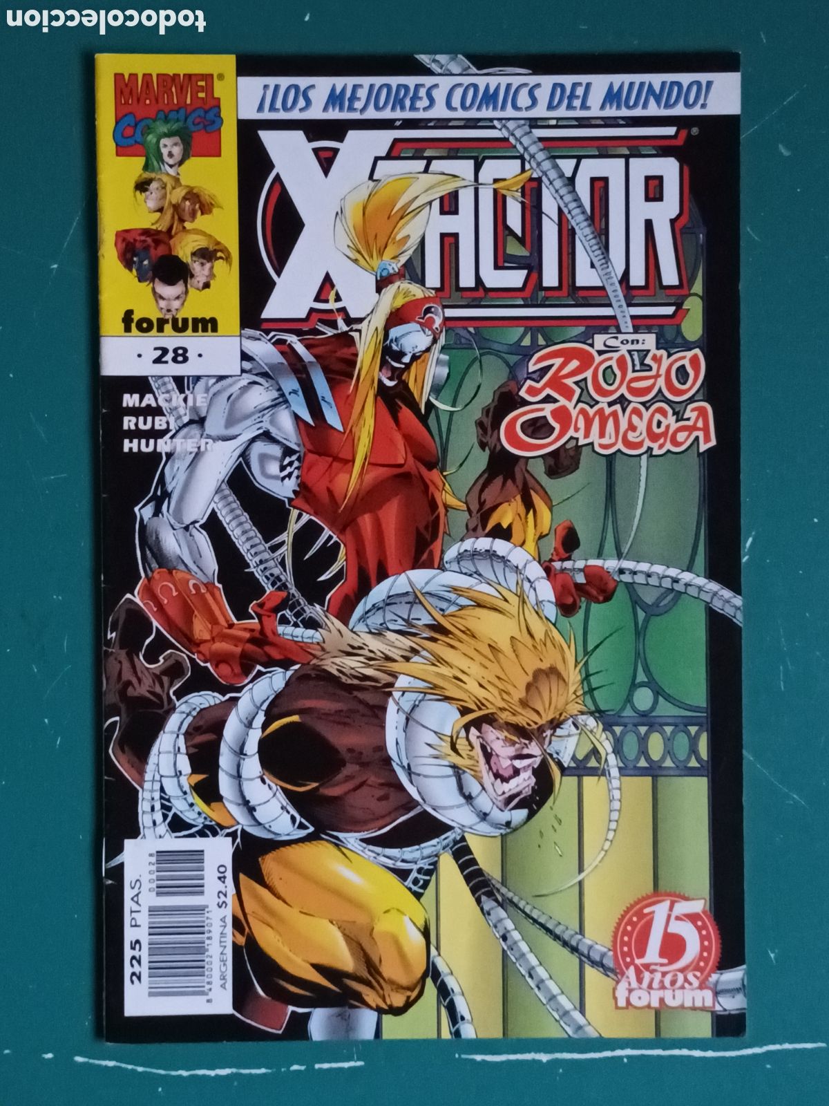 C&oacute;mics: X-Factor vol 2 N&ordm; 28 FORUM - MARVEL 1998 Dientes de Sable Omega Rojo - Foto 1