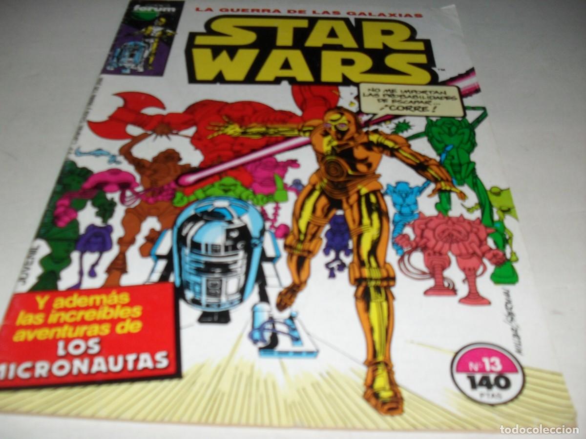 Comics: LA GUERRA DE LAS CALAXIAS 13,(DE 16),CON POSTER.COMICS FORUM,1986