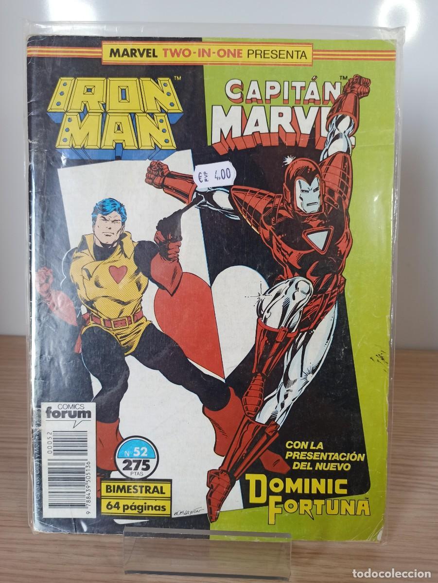 C&oacute;mics: IRON MAN / CAPITAN MARVEL - Marvel Two in One (Ed. Comics Forum) N&ordm; 52 - Foto 1