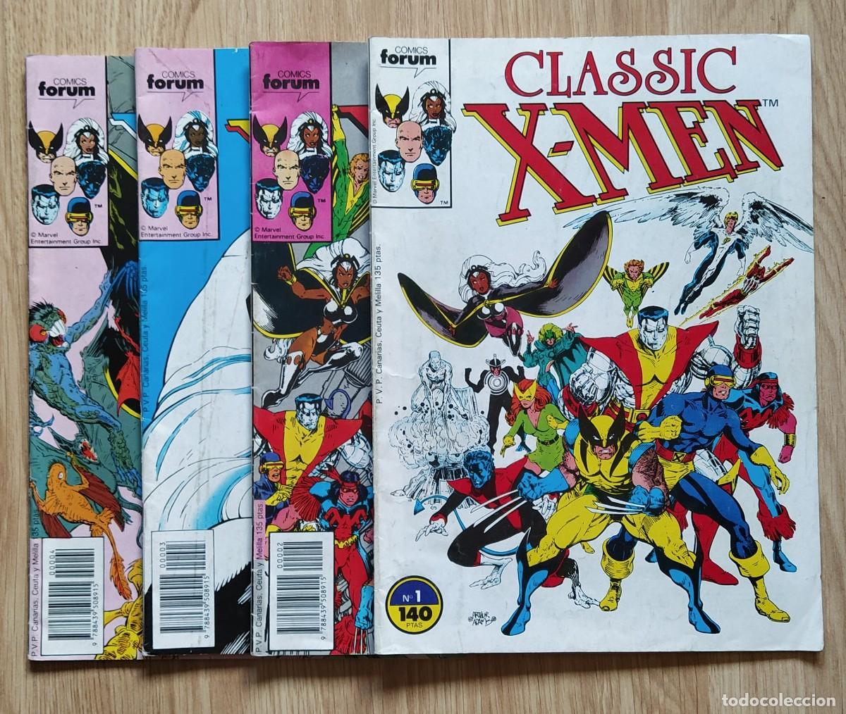 C&oacute;mics: CLASSIC X-MEN LOTE 1, 2, 3 y 4 - FORUM (1988) - Foto 1