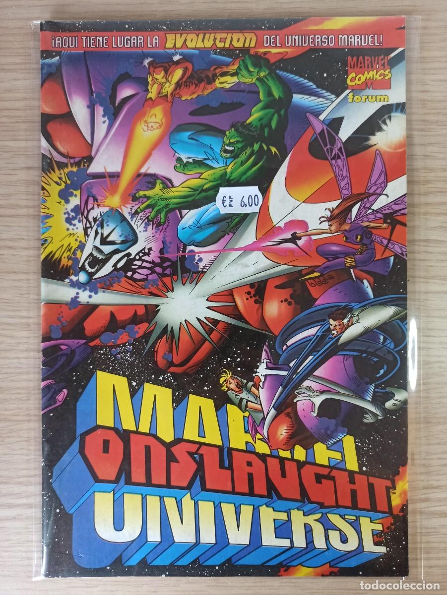 Comics: MARVEL ONSLAUGHT UNIVERSE &rdquo;&iexcl;Aqu&iacute; tiene lugar la evoluci&oacute;n del universo Marvel!&rdquo; (Ed. C. F&oacute;rum) N&ordm; 1