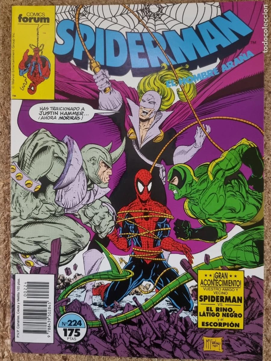 C&oacute;mics: Spiderman 224 Vol. 1. Marvel. Forum. - Foto 1