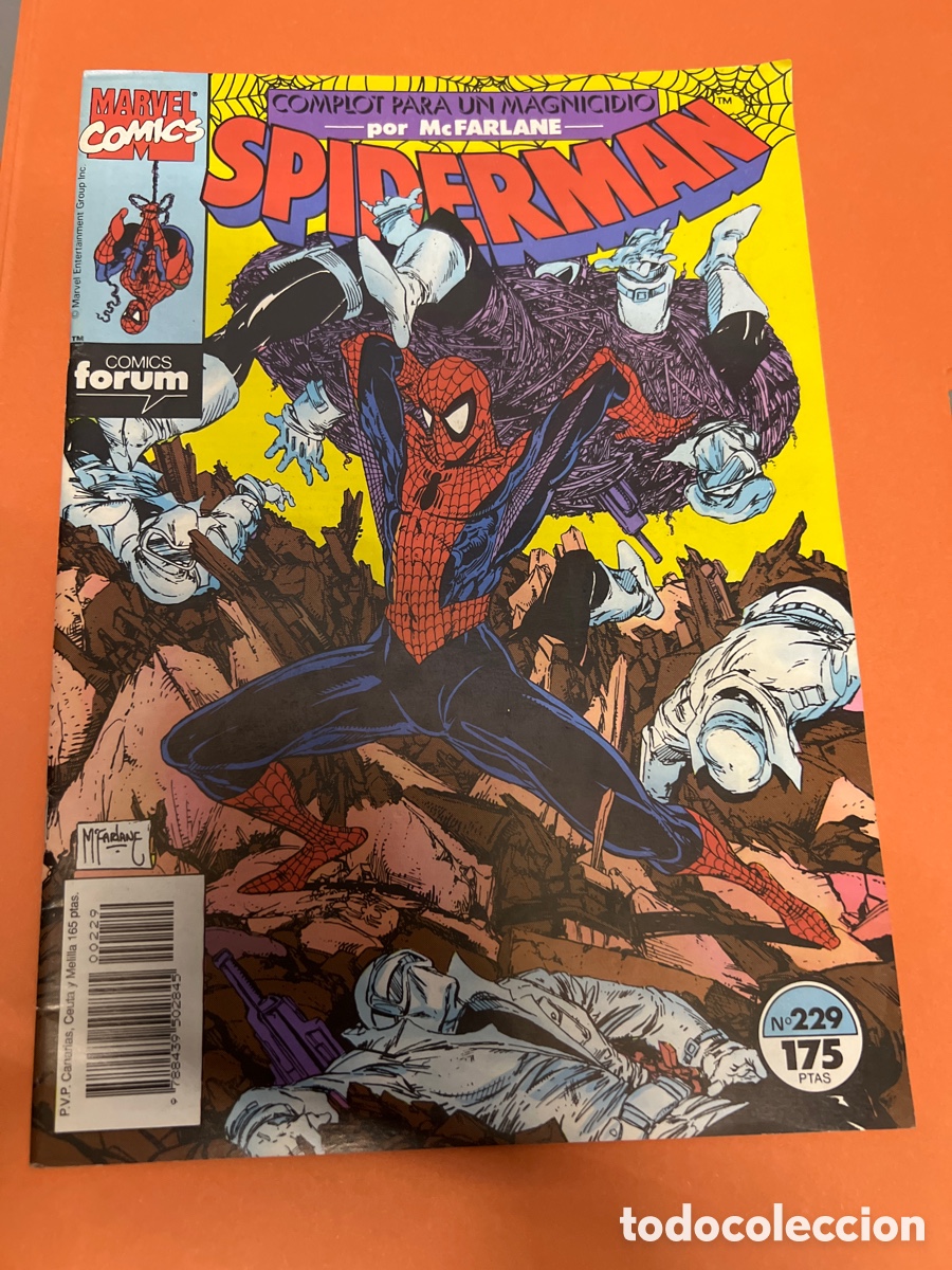 C&oacute;mics: T1/D5/12. COMIC DE SPIDERMAN 229 Vol. 1. Marvel. Forum. - Foto 1