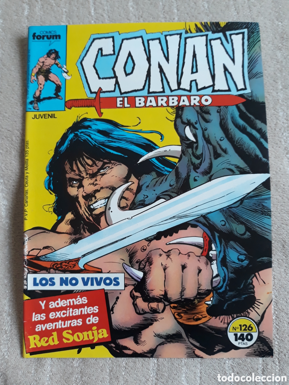 C&oacute;mics: CONAN EL B&Aacute;RBARO N&ordm; 126 - FORUM - PRIMERA EDICI&Oacute;N - Foto 1