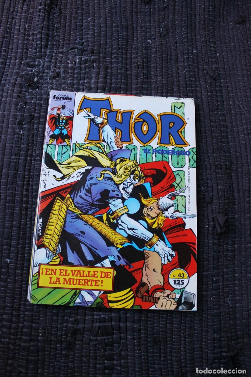 C&oacute;mics: COMICS FORUM ; THOR EL PODEROSO N&ordm; 43: EN EL VALLE DE LA MUERTE - Foto 1