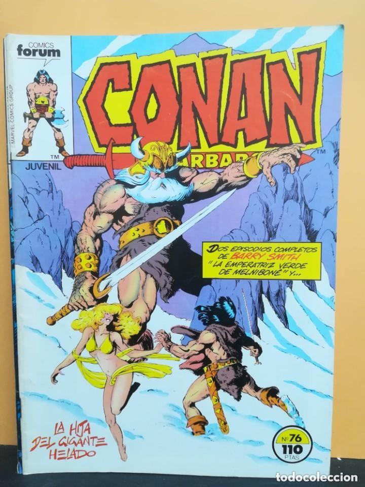 C&oacute;mics: CONAN EL B&Aacute;RBARO N&ordm; 76 - PRIMERA EDICI&Oacute;N - FORUM - Foto 1
