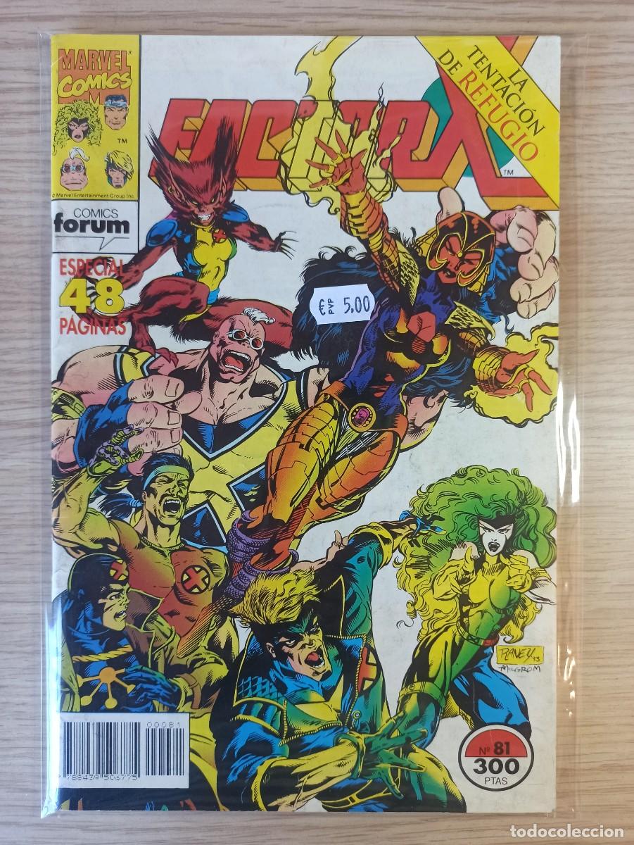 C&oacute;mics: FACTOR X &rdquo;La tentaci&oacute;n de Refugio&rdquo; (Ed. Comics Forum) N&ordm; 81 - Foto 1