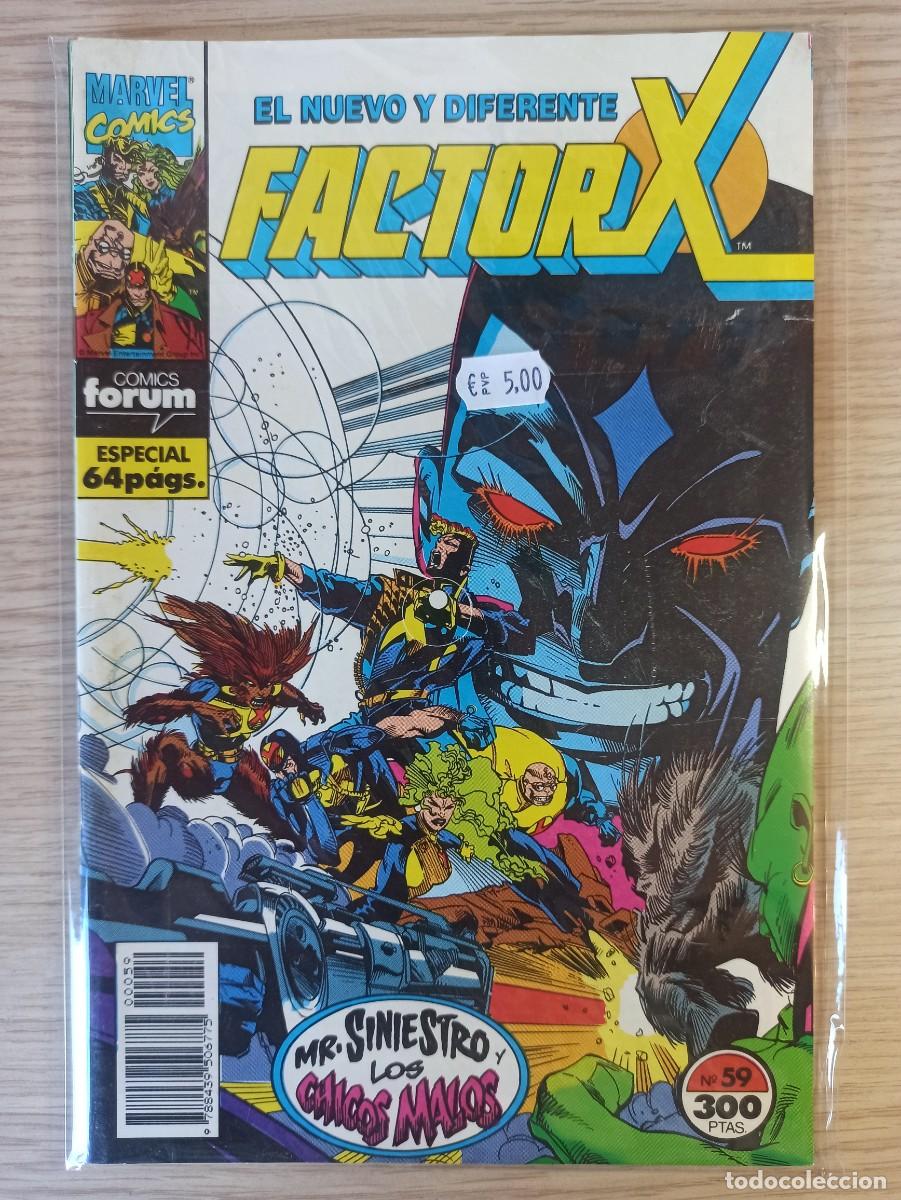 C&oacute;mics: FACTOR X &rdquo;Mr. Siniestro y los chicos malos&rdquo; (Ed. Comics Forum) N&ordm; 59 - Foto 1