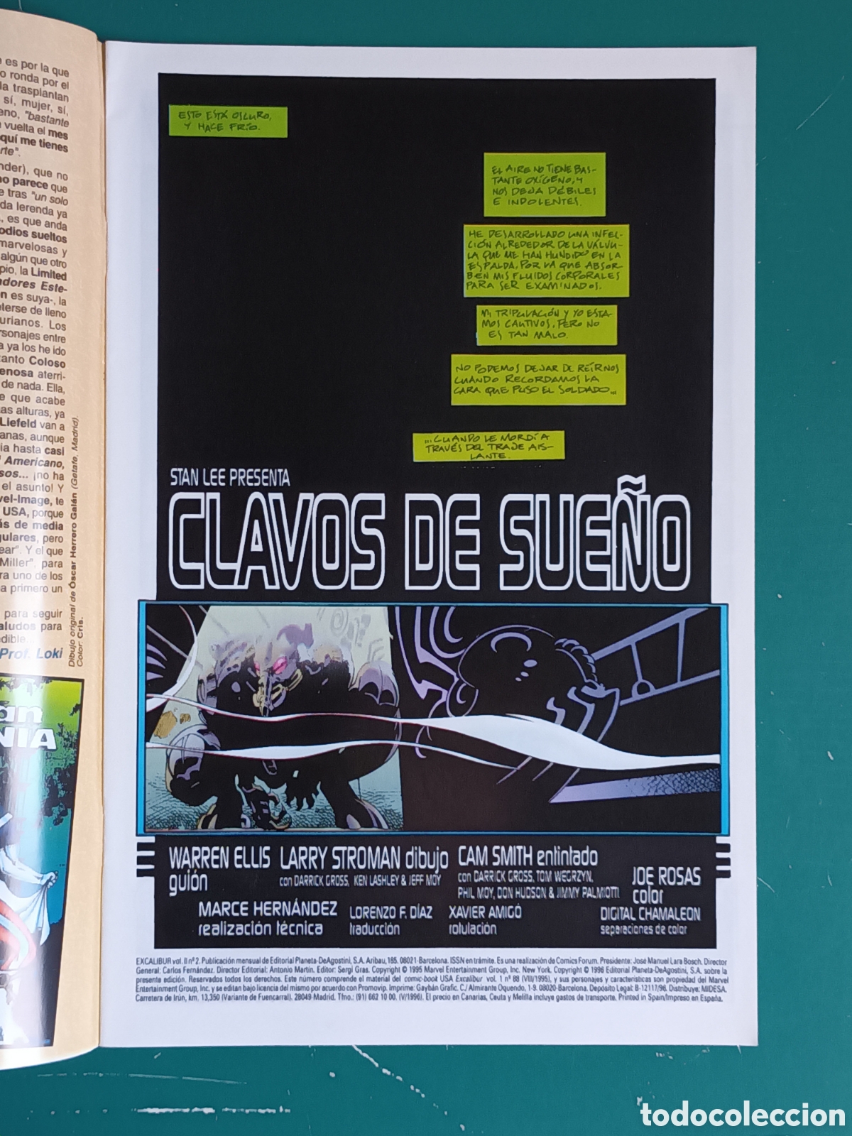 C&oacute;mics: Excalibur vol 2 N&ordm; 2 FORUM - MARVEL 1996 - Foto 2