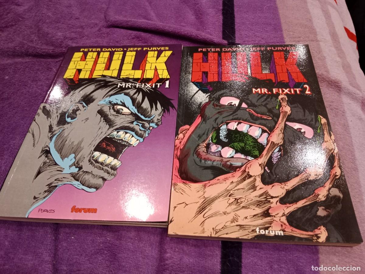 C&oacute;mics: HULK MR. FIXIT VOL. 1 Y 2 COMPLETA. PETER DAVID / JEFF PURVES - COMICS FORUM 1997 - Foto 3