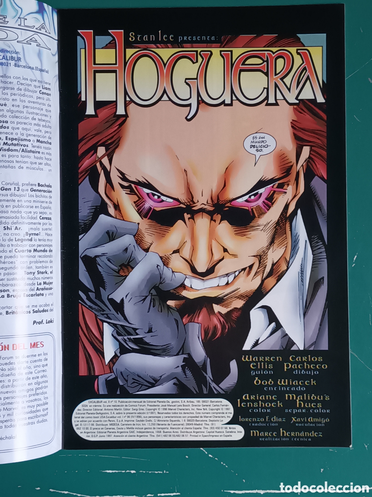 C&oacute;mics: Excalibur vol 2 N&ordm; 10 FORUM - MARVEL 1997 - Foto 2