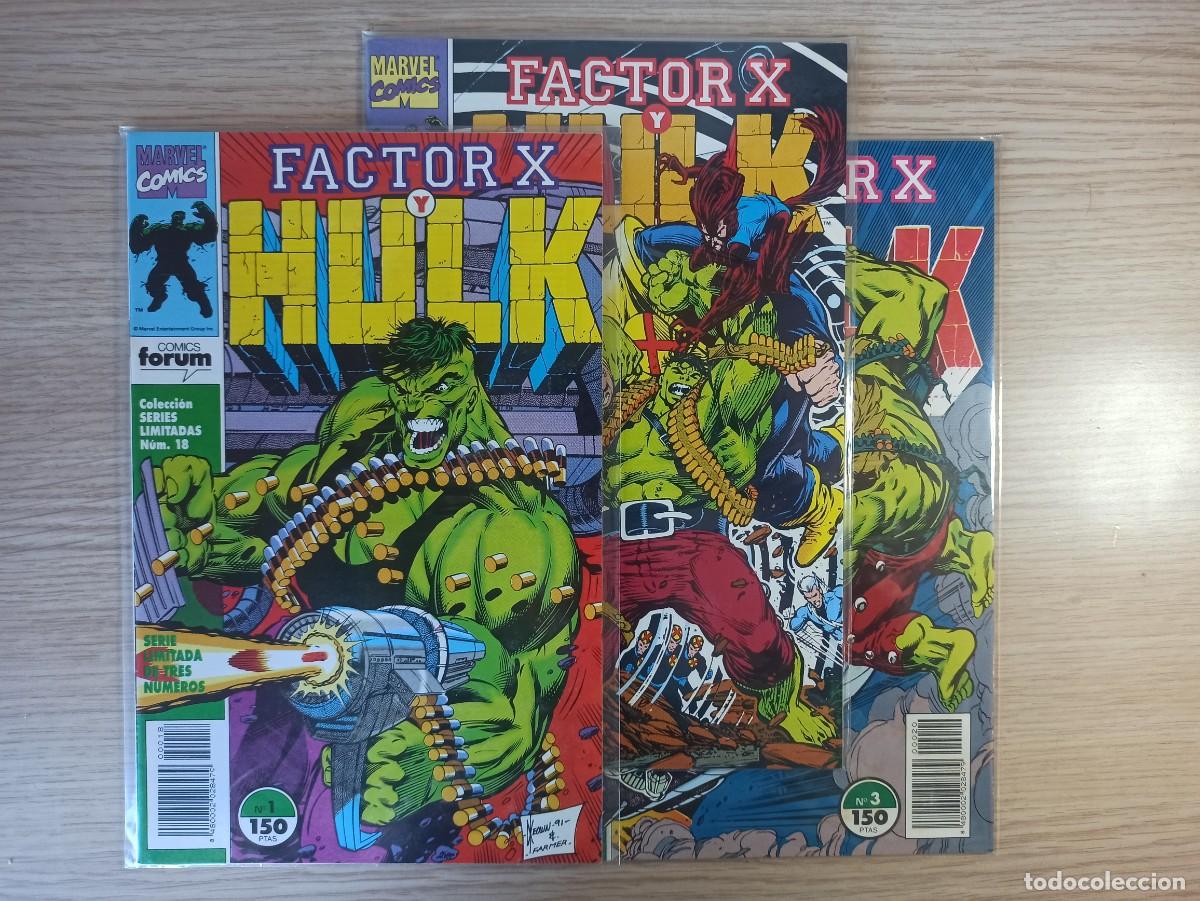 C&oacute;mics: FACTOR X Y HULK (Ed. Comics Forum) N&ordm; 1, 2 y 3 (LOTE) - Foto 1