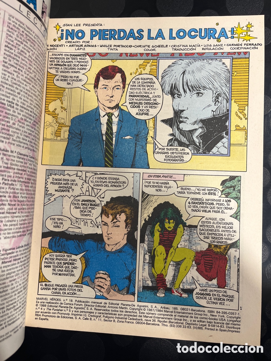 C&oacute;mics: MARVEL H&Eacute;ROES N.18 LONGSHOT ( 1986/1993 ) - Foto 3