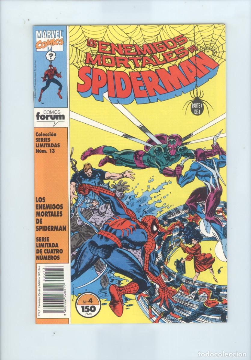 C&oacute;mics: Planeta. Series limitadas. 13. Enemigos mortales Spiderman.