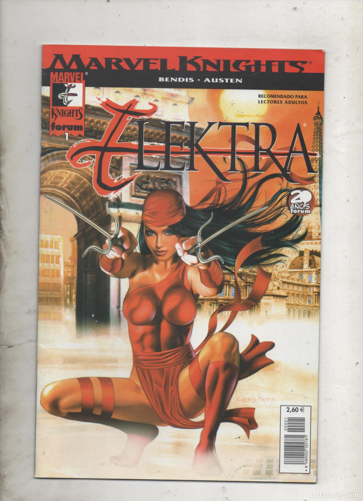 C&oacute;mics: MARVEL KNIGHTS ELEKTRA N&ordm; 1 . FORUM -D8 - Foto 1