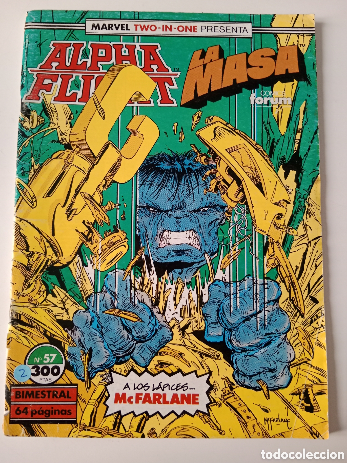 C&oacute;mics: MARVEL TWO IN ONE. ALPHA FLIGHT. LA MASA. . N&deg;. 54 - Foto 1