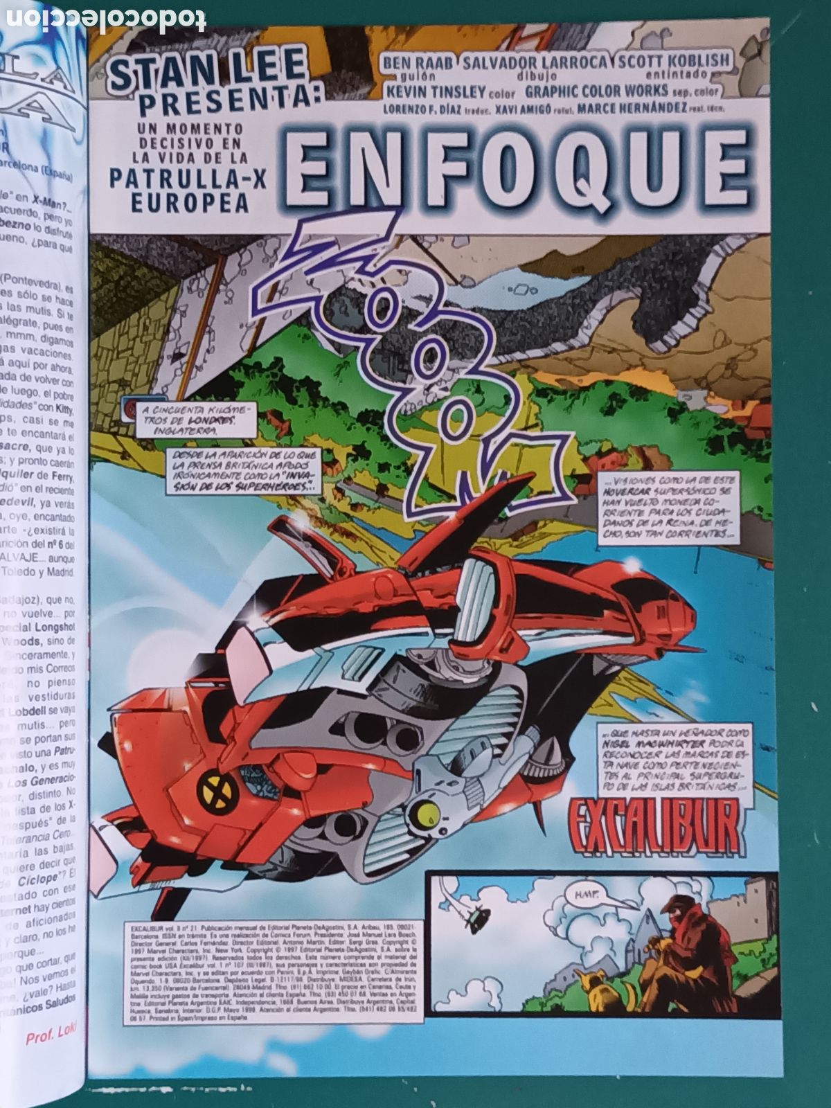 C&oacute;mics: Excalibur vol 2 N&ordm; 21 FORUM - MARVEL 1997 - Foto 2
