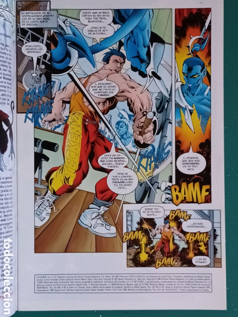 C&oacute;mics: Excalibur vol 2 N&ordm; 22 FORUM - MARVEL 1998 - Foto 2