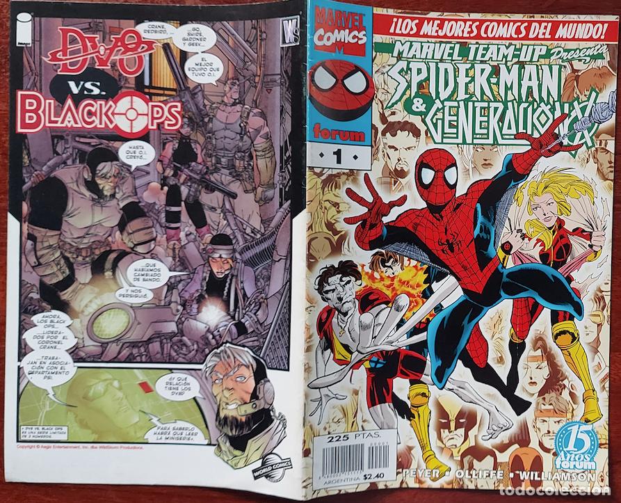 C&oacute;mics: Marvel Team Up Spiderman y Generaci&oacute;n-X n&ordm; 1 - Comics Forum - 1998 - Foto 2