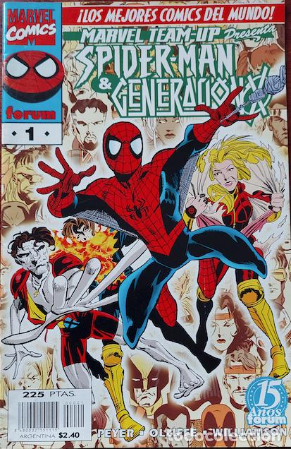 C&oacute;mics: Marvel Team Up Spiderman y Generaci&oacute;n-X n&ordm; 1 - Comics Forum - 1998 - Foto 1