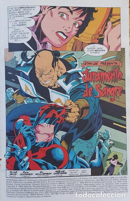C&oacute;mics: Spiderman 2099 n&ordm; 4 de 12 - Comics Forum - 1994 - Foto 7
