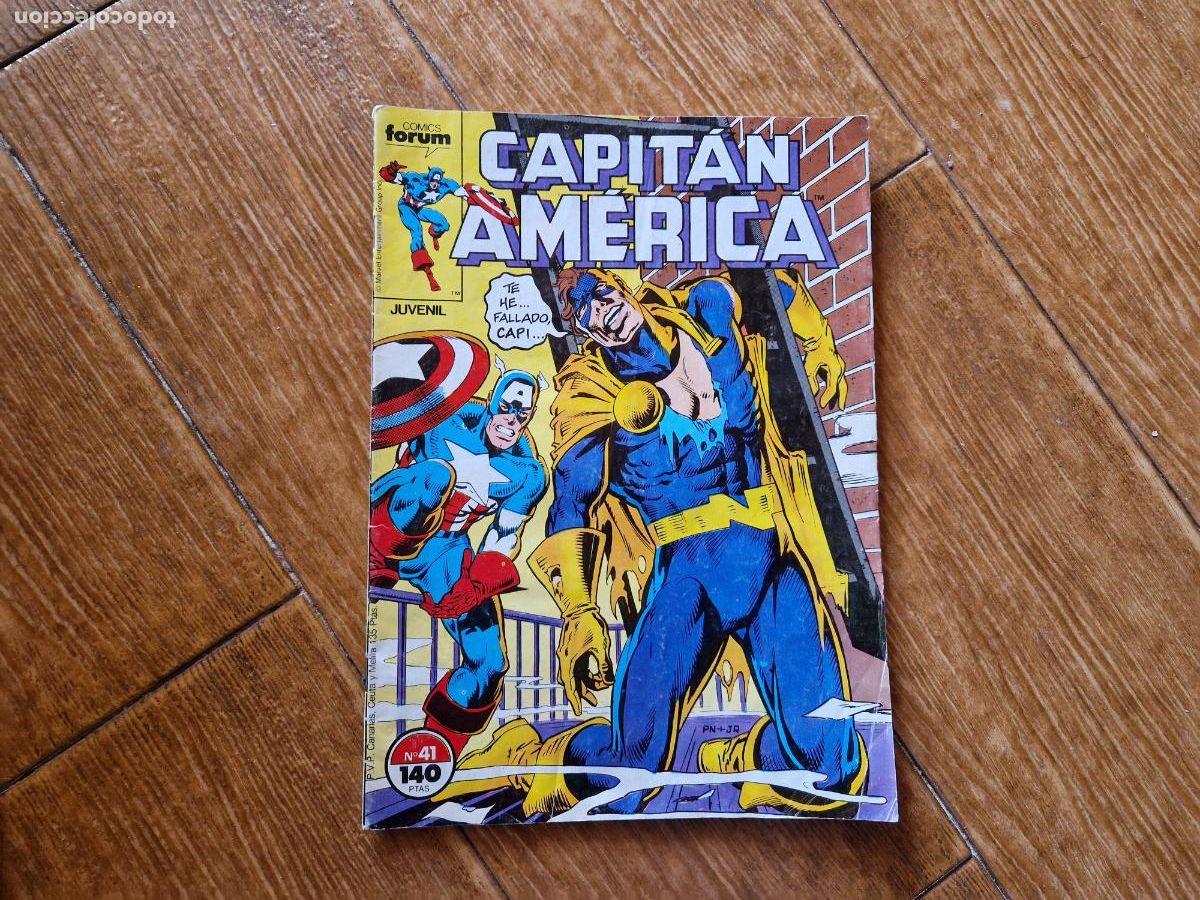 C&oacute;mics: CAPIT&Aacute;N AM&Eacute;RICA N&ordm; 41 COMICS FORUM 1987 - Foto 1