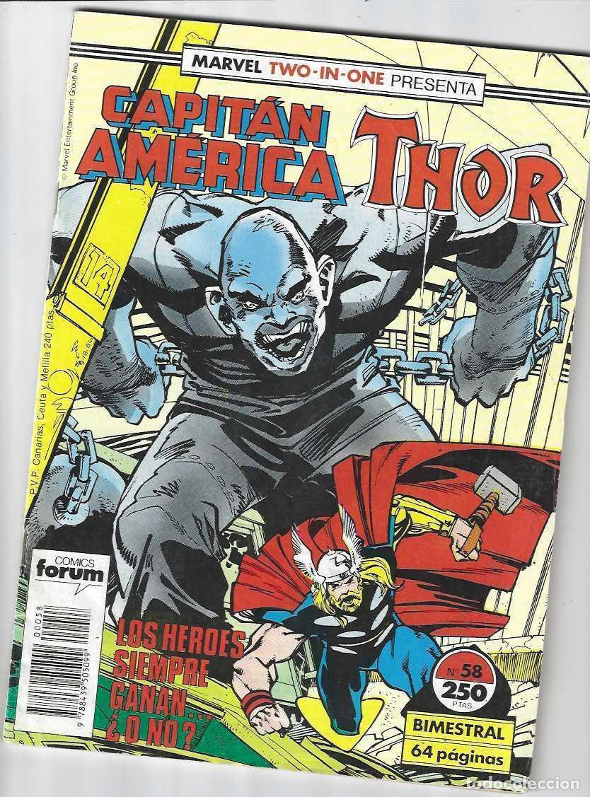 C&oacute;mics: CAPITAN AMERICA / THOR N&ordm; 58 - GRAPA FORUM - Foto 1