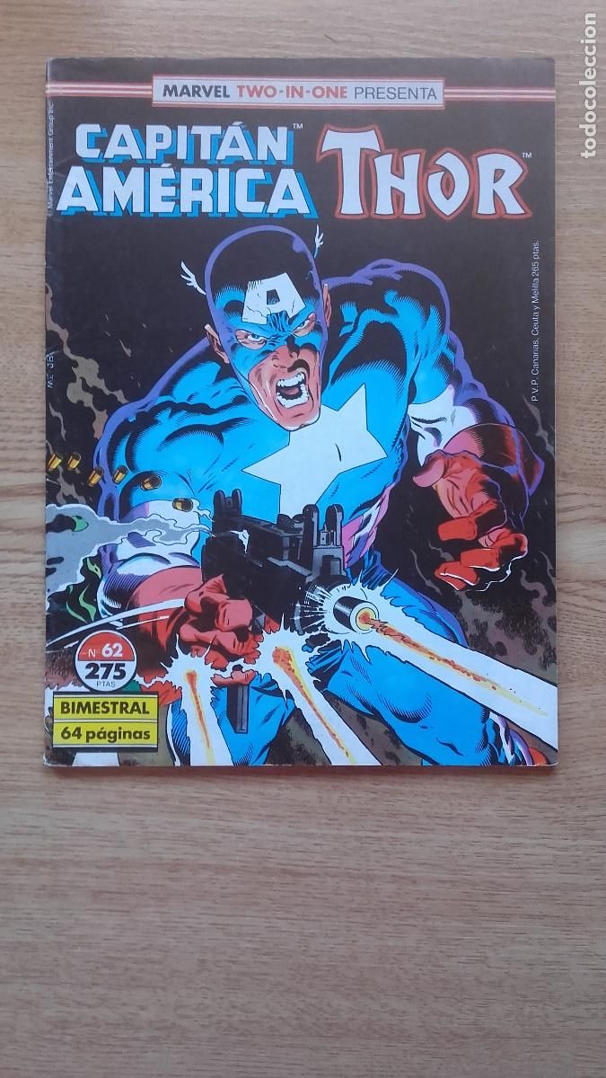 C&oacute;mics: MARVEL TWO-IN-ONE: CAPIT&Aacute;N AM&Eacute;RICA & THOR VOL.1 - n&ordm; 62 - FORUM - Foto 1