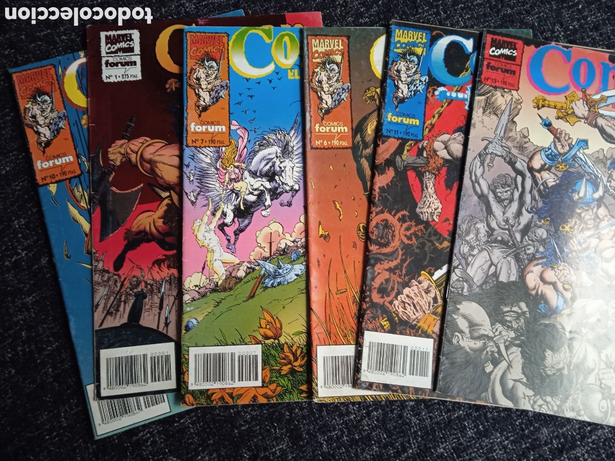 C&oacute;mics: CONAN EL AVENTURERO - LOTE DE 6 EJEMPLARES -ED. FORUM A&Ntilde;O 1994 - Foto 2