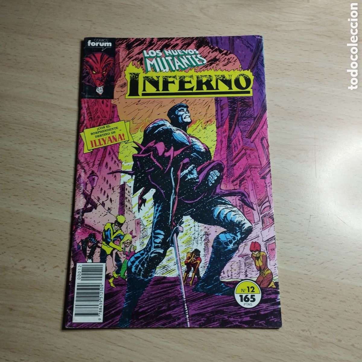 C&oacute;mics: Infierno. Los nuevos mutantes. N&ordm;12. Forum Comics.1990 - Foto 1