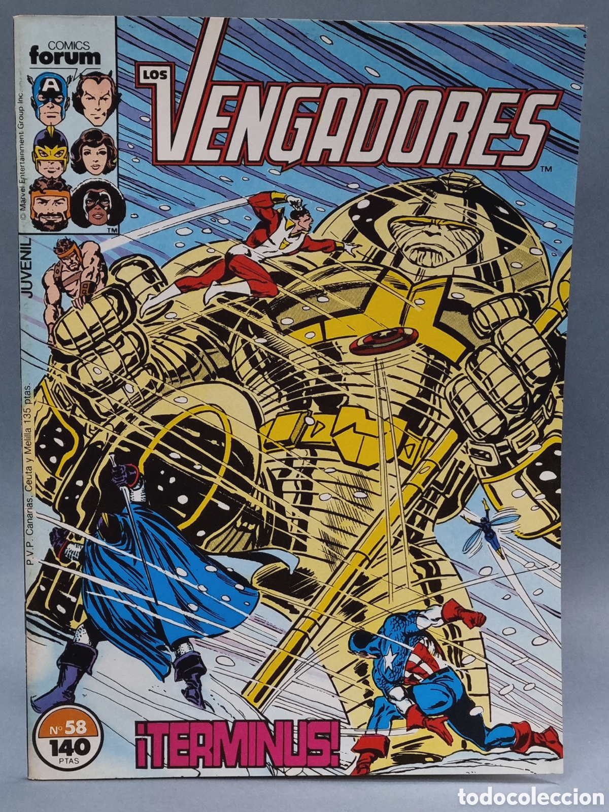C&oacute;mics: DE KIOSCO ESTADO LOS VENGADORES 58 GRAPA FORUM - Foto 1
