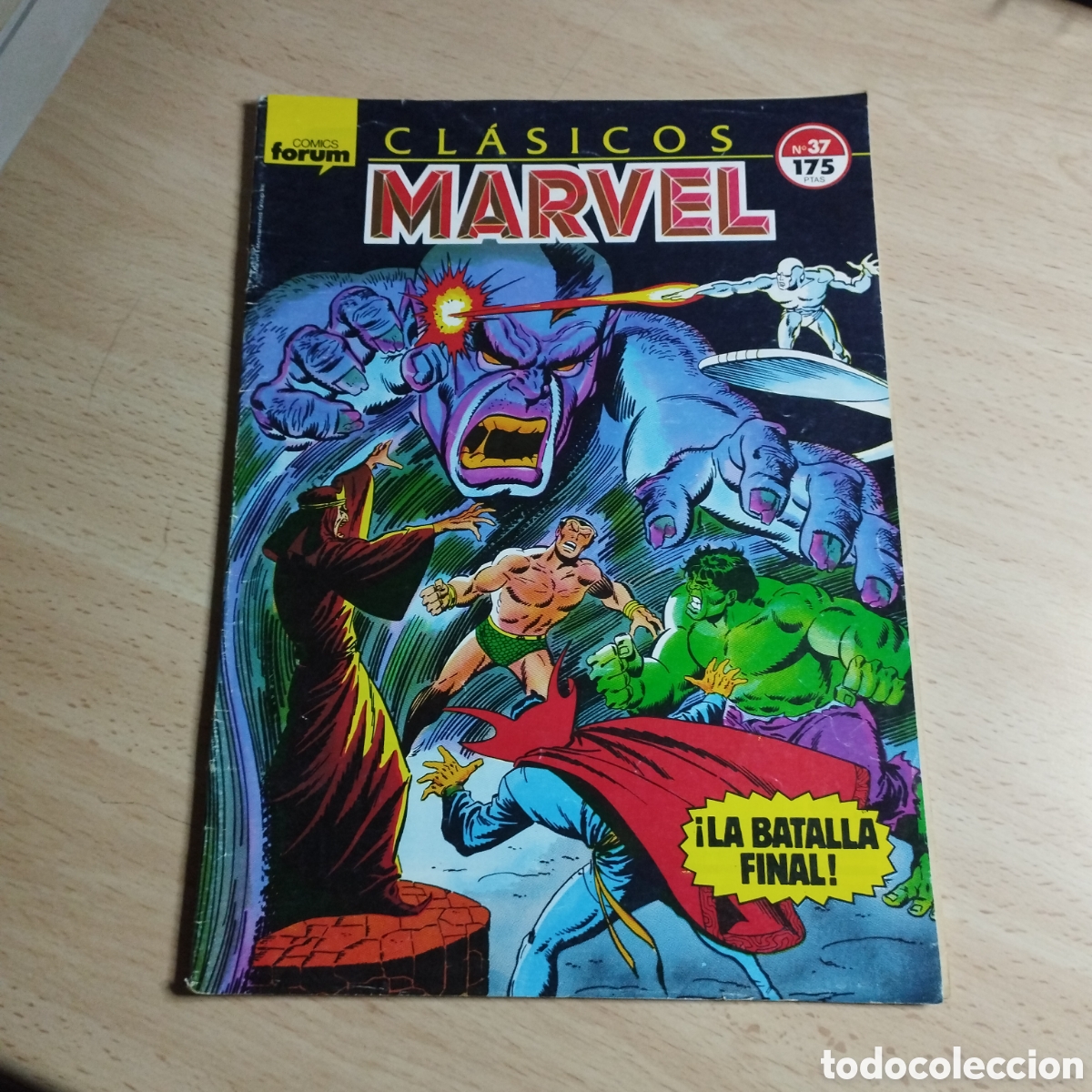 C&oacute;mics: Cl&aacute;sicos Marvel. La batalla final. N&ordm;37. Forum Comics. - Foto 1