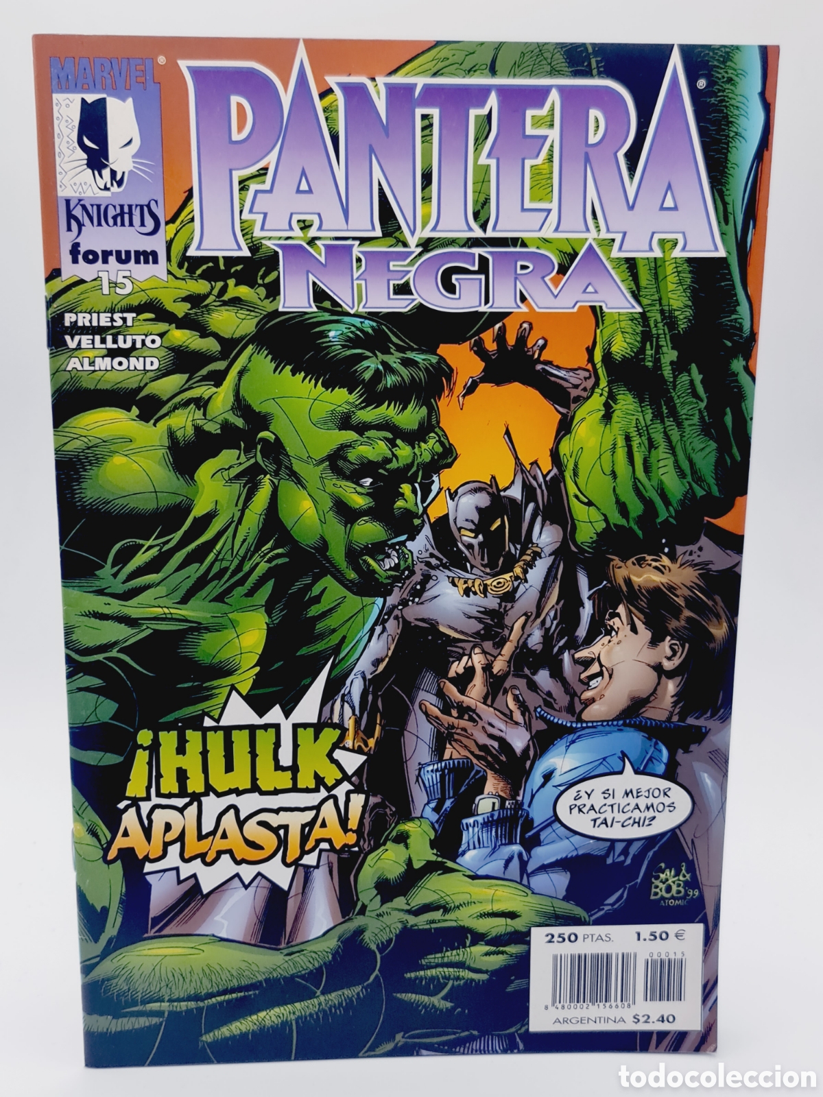 C&oacute;mics: EXCELENTE ESTADO MARVEL KNIGHTS PANTERA NEGRA 15 FORUM COMICS GRAPA - Foto 1