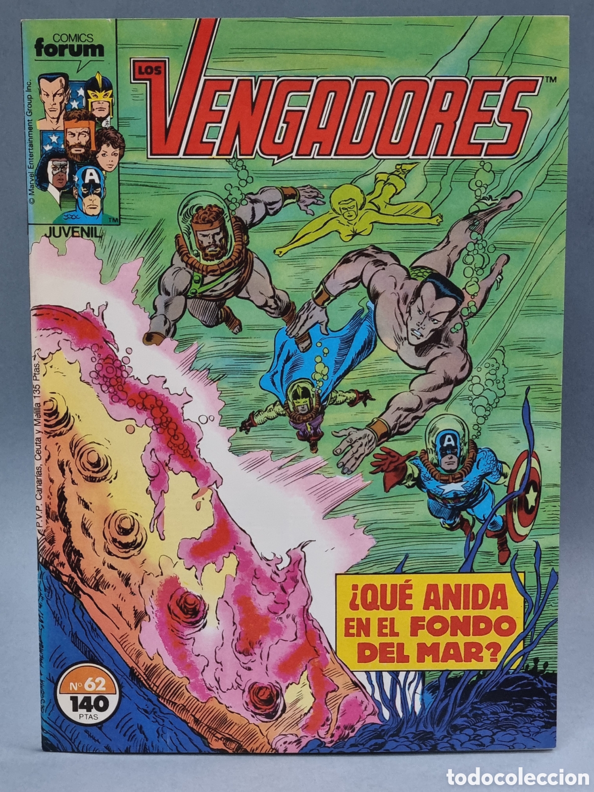 C&oacute;mics: DE KIOSCO ESTADO LOS VENGADORES 62 GRAPA FORUM - Foto 1
