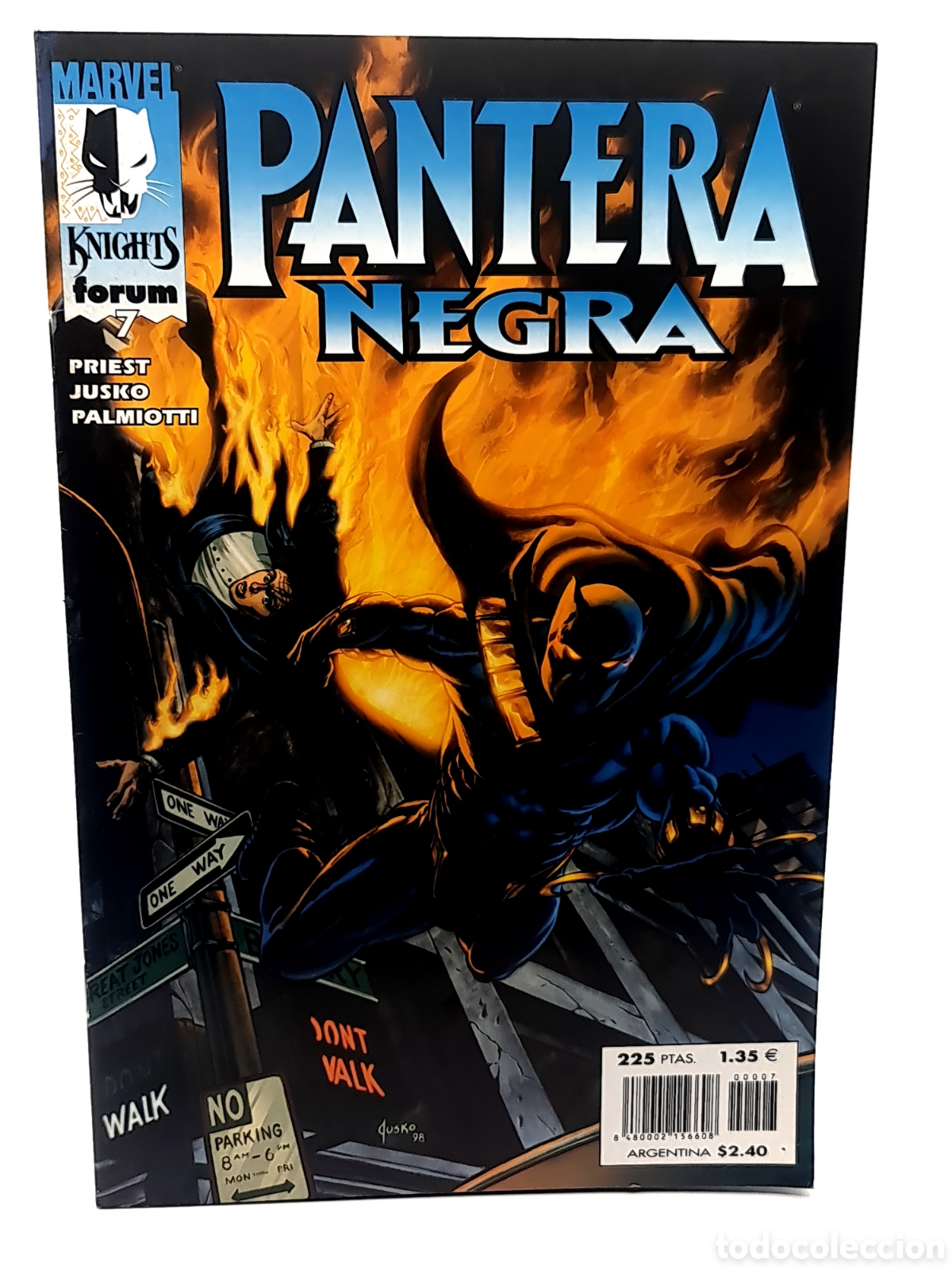 C&oacute;mics: EXCELENTE ESTADO MARVEL KNIGHTS PANTERA NEGRA 7 FORUM COMICS GRAPA - Foto 1