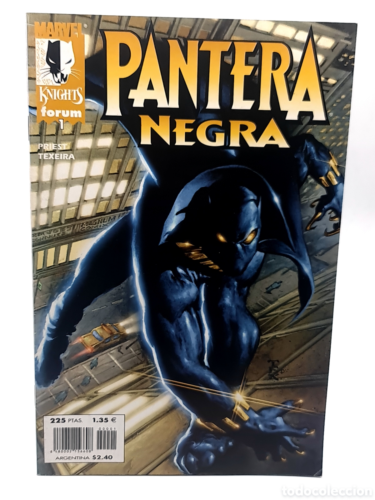 C&oacute;mics: EXCELENTE ESTADO MARVEL KNIGHTS PANTERA NEGRA 1 FORUM COMICS GRAPA - Foto 1
