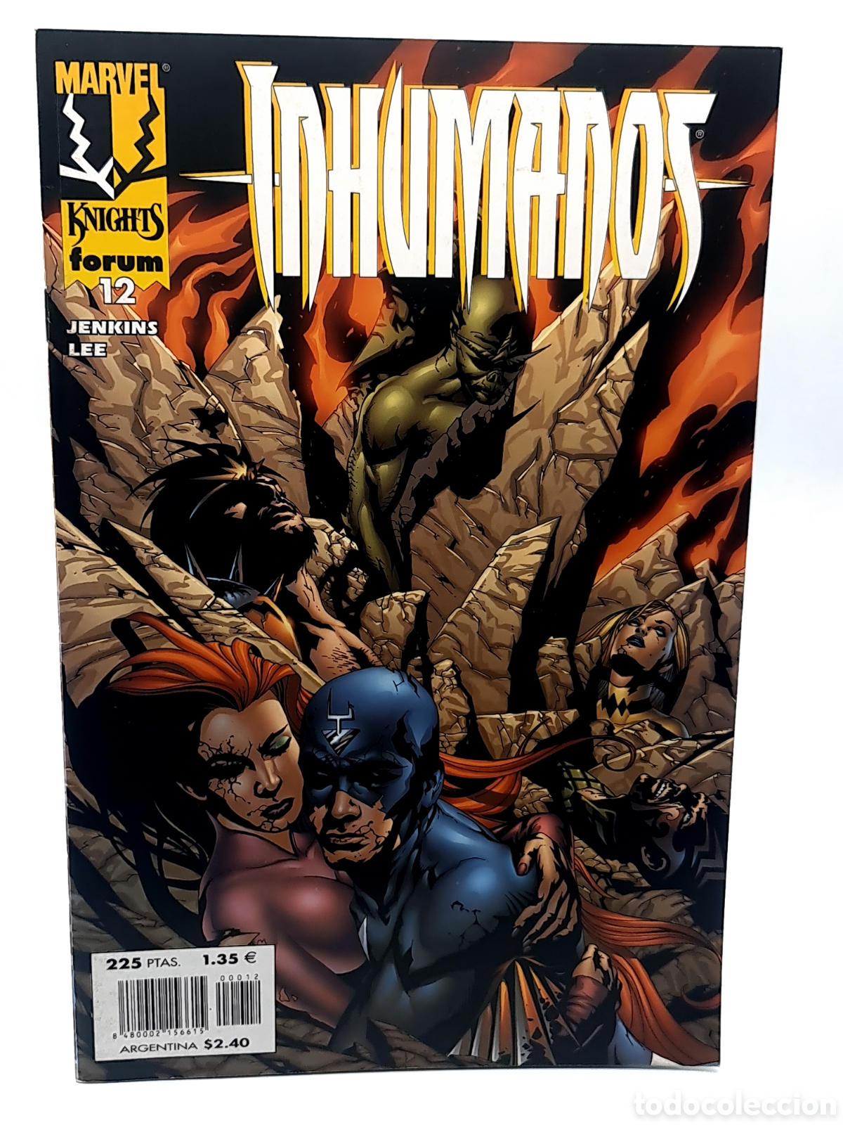 C&oacute;mics: EXCELENTE ESTADO MARVEL KNIGHTS INHUMANOS 12 FORUM COMICS GRAPA - Foto 1