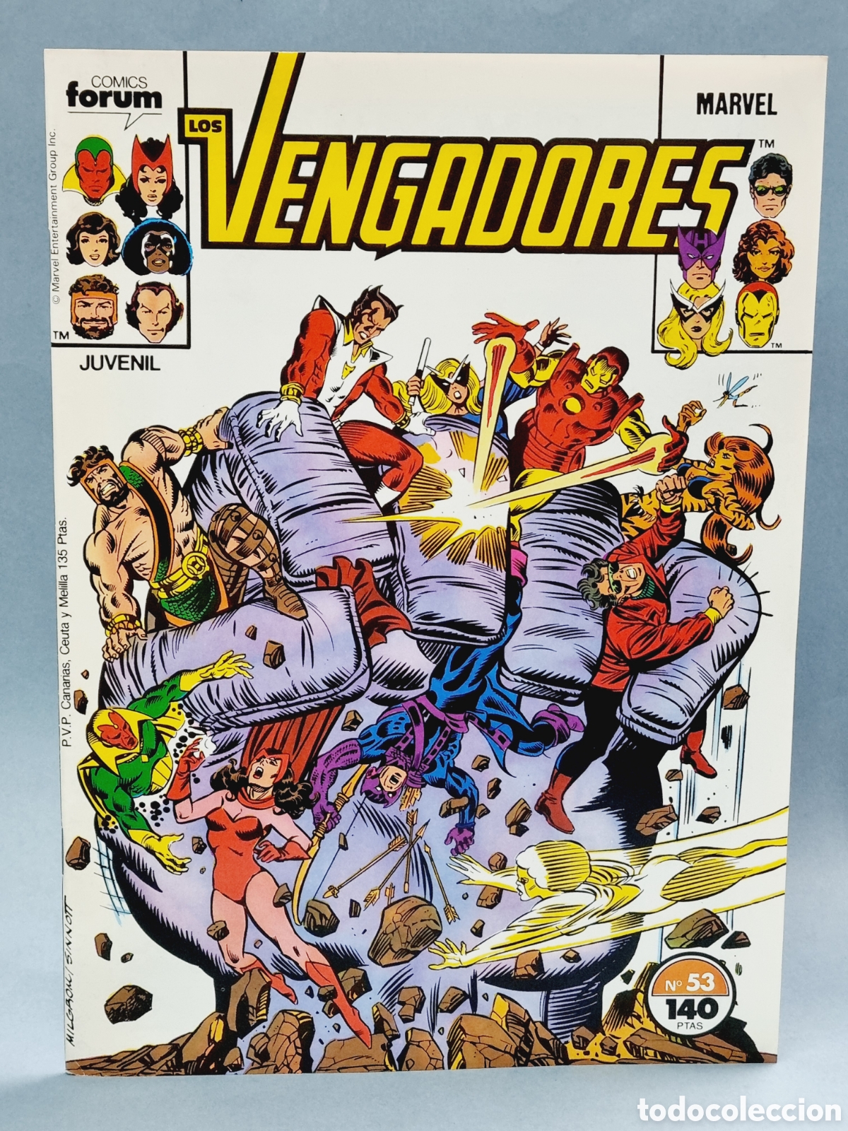 C&oacute;mics: DE KIOSCO ESTADO LOS VENGADORES 53 GRAPA FORUM - Foto 1