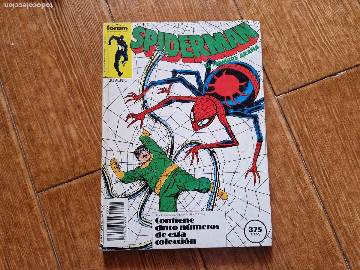 C&oacute;mics: SPIDERMAN 181 182 183 184 185. REETAPADO EDICIONES FORUM - Foto 1