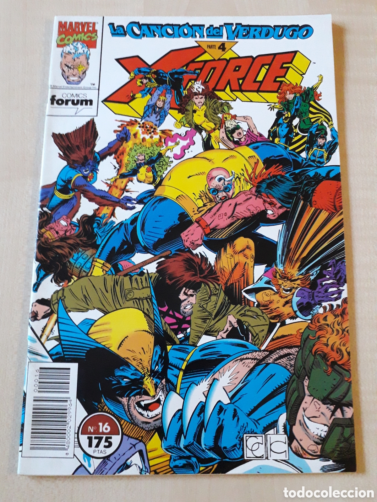 C&oacute;mics: X-Force num 16. La canci&oacute;n del Verdugo. Excelente estado - Foto 1