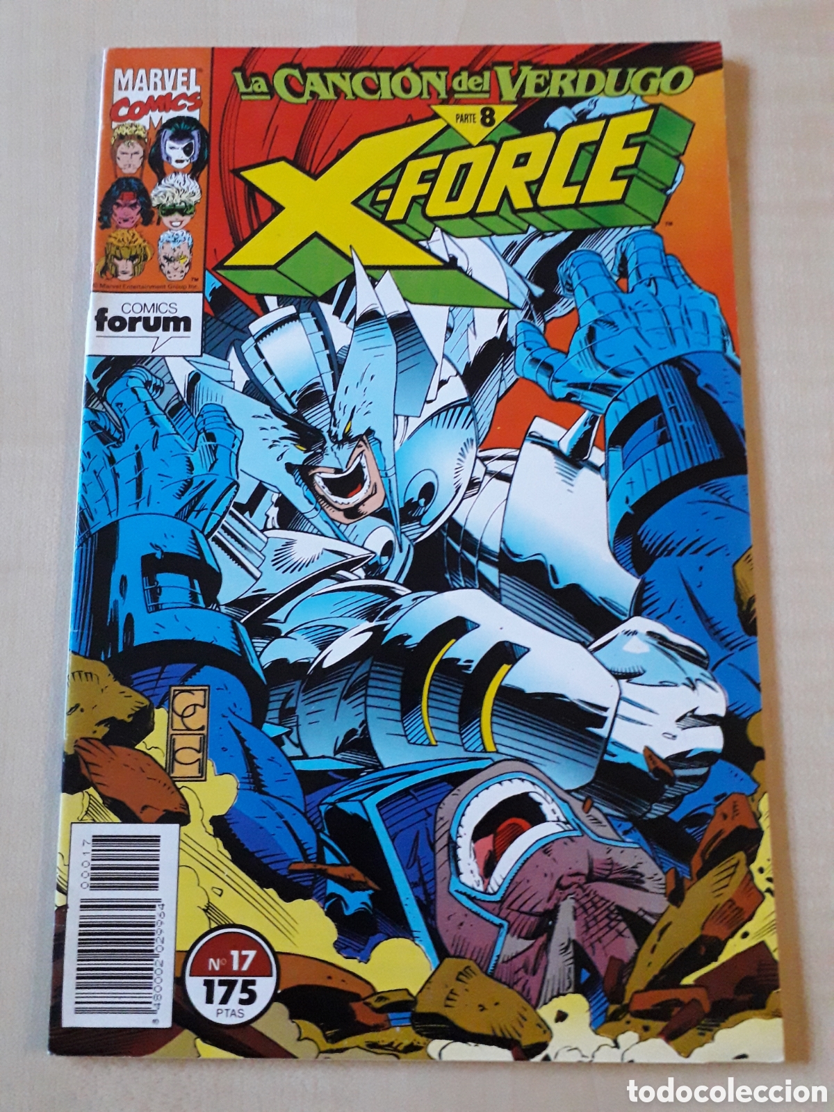 C&oacute;mics: X-Force num 17. La canci&oacute;n del Verdugo. Excelente estado - Foto 1