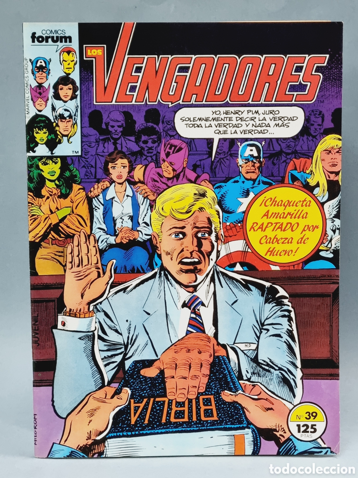 C&oacute;mics: EXCELENTE ESTADO LOS VENGADORES 39 GRAPA FORUM - Foto 1