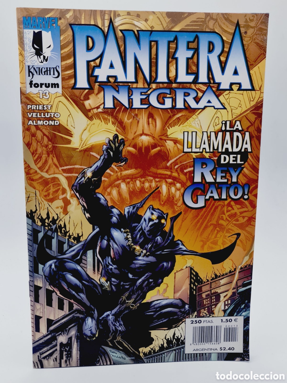C&oacute;mics: DE KIOSCO MARVEL KNIGHTS PANTERA NEGRA 13 FORUM COMICS GRAPA - Foto 1