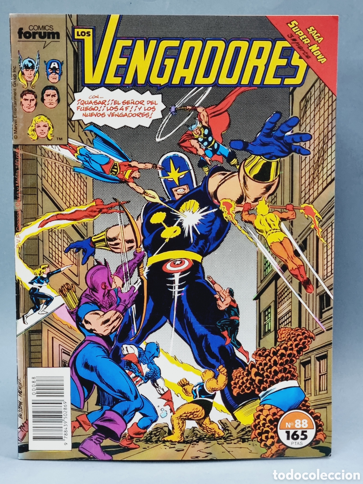 C&oacute;mics: EXCELENTE ESTADO LOS VENGADORES 88 GRAPA FORUM - Foto 1