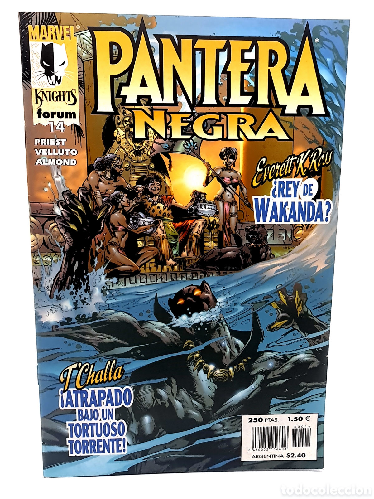 C&oacute;mics: DE KIOSCO MARVEL KNIGHTS PANTERA NEGRA 14 FORUM COMICS GRAPA - Foto 1