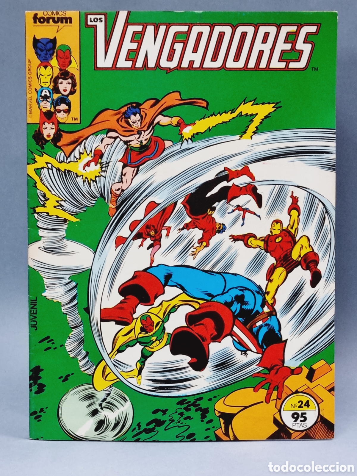 C&oacute;mics: EXCELENTE ESTADO LOS VENGADORES 24 GRAPA FORUM - Foto 1